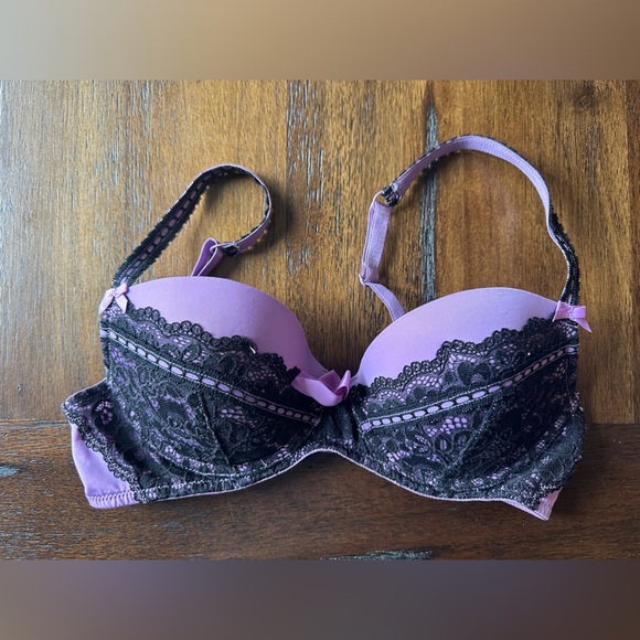 Adore Me Other - Adore Me Elegant Lace Trim Purple Bra- size 34B
